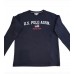 U.S.POLO ASSN US42568002-179 ΠΑΙΔΙΚΗ ΒΑΜΒΑΚΕΡΗ ΜΠΛΟΥΖΑ ΜΑΚΡΥΜΑΝΙΚΗ ΑΓΟΡΙ ΜΠΛΕ